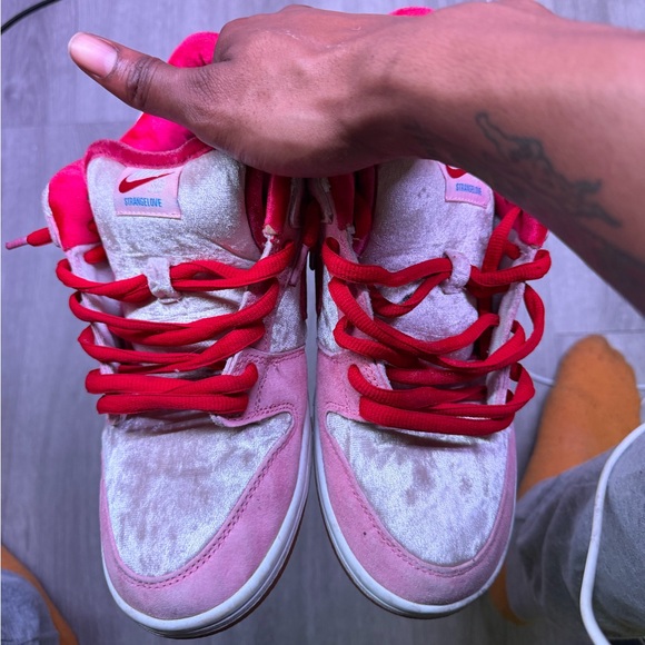 Nike Pink and Red Sneakers